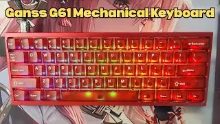 Ganss G61 Magnetic Switch Mechanical Keyboard Unboxing, Sound Test & Review