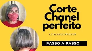 COMO FAZER  CORTE CHANEL INICIANTE PASSO A PASSO/ RÁPIDO E FÁCIL.