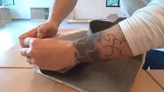 Hvordan legge vinylbelegg innvendig hj&oslash;rne