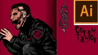 Corey Taylor FanArt | Slipknot | Adobe Illustrator | SpeedArt