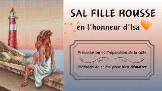 SAL Fille Rousse #crossstitch #pointdecroix #puntodecruz #embroidery #broderie #crosstitch