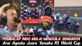 Semua Kejuaraan Di Kuasai Pembalap Indo, Gaya Balap Arai Agaska Samai Veda Menggila Di Lap Akhir
