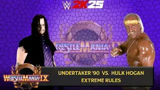 WWE 2k25 &mdash; Гробовщик '90 против Халка Хогана: матч по экстремальным правилам на Wrestlemania IX