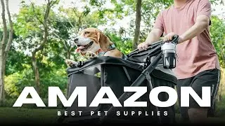 Easy Access! 🐕 No-Zip Foldable Pet Stroller Review (Up to 50lbs) 🛒
