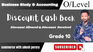 Discount Cash Book