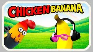 🐔🍌 Chicken Banana Dance Song 😂 | Funny Music Video for Kids 🎶