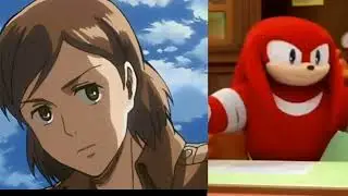 ATTACK ON TITAN KNUCKLES RATE GİRLS CRUSHES #anime #attackontitan #video #edit 