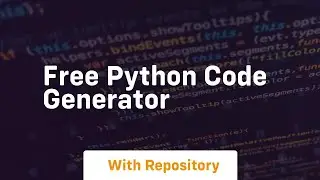 free python code generator
