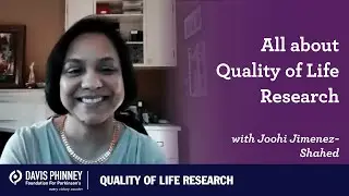 Joohi Jimenez-Shahed on the Quality of Life Research Program at the Davis Phinney Foundation