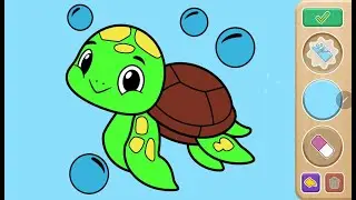 Coloring Game - Turtle Coloring for Kids
