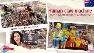 Melbourne’s Human Claw Machine: We Won a Crazy Amount of Candy! 🍭