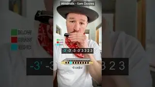 Windmills Sam Doores Harmonica Tutorial #harmonica #tutorial