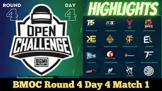BMOC Round 4 Day 4 Match 1 Highlights | Team KINETIC  Domination🔥 #bgmi #bmoc