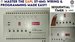Последовательный таймер EAPL ST-6M1 | Руководство по подключению и программированию для 6 каналов 🧠🔧