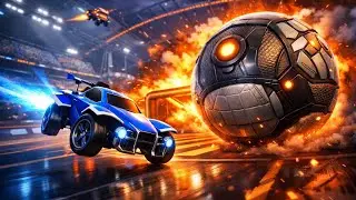 Rocket League 2 versus 2. Gameplay.