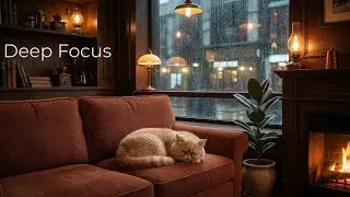 Rainy Cafe Deep Focus ☔️81 Minutes of Minimal Bossa Nova Jazz for Work & Study