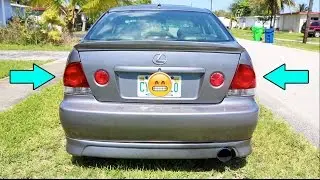 LEXUS IS300 CUSTOM TAIL LIGHTS!!!! - #PROJECT300