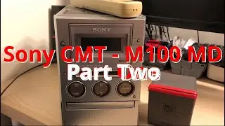 Broken Sony CMT-M100MD Minidisc and features further explained