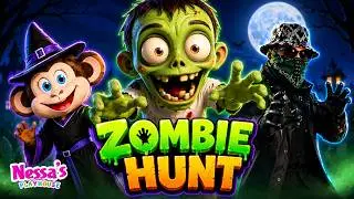 Going on a Zombie Hunt | Spooky Song for Halloween