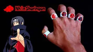 Diy: Cách làm nhẫn mangekyou sharingan bằng giấy