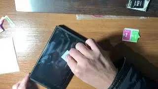 Поклейка защитного стекла nintendo switch