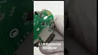 3.7-5V Multifunction Bluetooth Receiver Audio Amplifier Board MP3 Decoder #shorts #diy