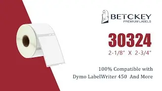 Betckey Compatible DYMO 30324 (2-1/8