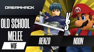 Renzo vs noon - Old School Melee Winners Quarters - DreamHack Rotterdam