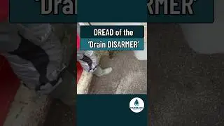 𝗗𝗥𝗘𝗔𝗗 𝗼𝗳 𝗧𝗵𝗲 𝗗𝗿𝗮𝗶𝗻 𝗗𝗜𝗦𝗔𝗥𝗠𝗘𝗥! 𝗣𝗹𝘆𝗺𝗼𝘂𝘁𝗵 #drainunblocking #shorts