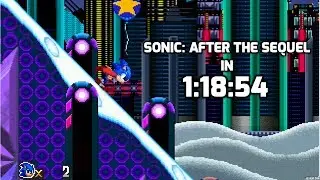 Sonic: After the Sequel [Story Mode - Sonic] speedrun in 1:18:54