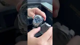 Unboxing Audemars Piguet Royal Oak Perpetual Calendar in Stainless Steel with Ice Blue Dial 26574ST