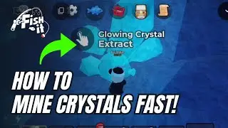 ONLY 45 MINUTES?! - How to mine the crystal cave fast in Fish It tutorial
