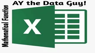 Mathematical Functions In Excel