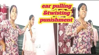 Ear pulling punishment student/punishment vlog/ear twisting punishment new/ஒரே தும்மல் /😂funny video