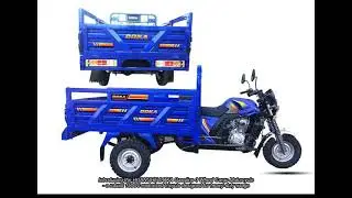 Gasoline 3 Wheel Cargo Motorcycle 150CC Air Cooling Motorized