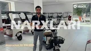 Yadea - uch balonlik trisikllari NARXLARI