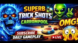 💀🔥Amezing Indirect Trickshots with you🫵👽Er Nilstar Yt carrompool live #subscribe#share#youtubelive