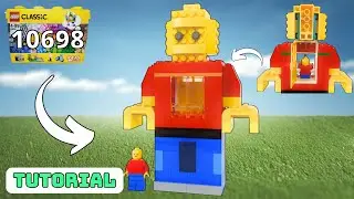 Как собрать увеличенную минифигурку из LEGO 10698