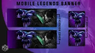 How To Make Mobile Legends Banner | Facebook Cover | ML Banner | RG Tricks