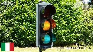 [4K] La Semaforica Giotto Traffic Light &Oslash;200 with old sequence
