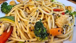 🥢🍝 Cómo Hacer Espagueti Estilo Chino Casero | Económico y Lleno de Sabor