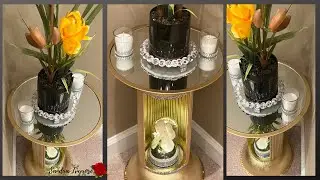 GLAM END TABLE DIY: This High-End End Table is as EASY as It Gets!