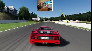 F1 SPA Ferrari F40⬆️ #asettocorsa #ferrari #spa #spaf1