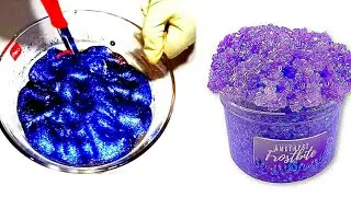 Glittering slime asmr satisfaction #shorts