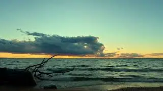 🌅 Stunning Sunset Timelapse Over Lake V&auml;ttern | Relaxing Scenic Beauty in 4K