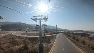 AMIRSOY cable car from bottom to middle