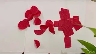 Easy Crepe Paper Rose Flower Making | DIY Paper Flower for Beginners