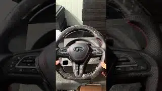 Forged Carbon Steering Wheel for Infiniti &ndash; Built to Flex 🔥 #InfinitiMods #ForgedCarbon #Carbon