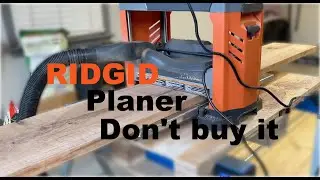 23-49 | Ridgid 13 inch 3 blade thickness planer Review | R4331 | Should you buy it |