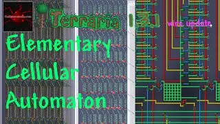 Обновление проводов Terraria 1.3.1 | Элементарный клеточный автомат! | Создание проводов